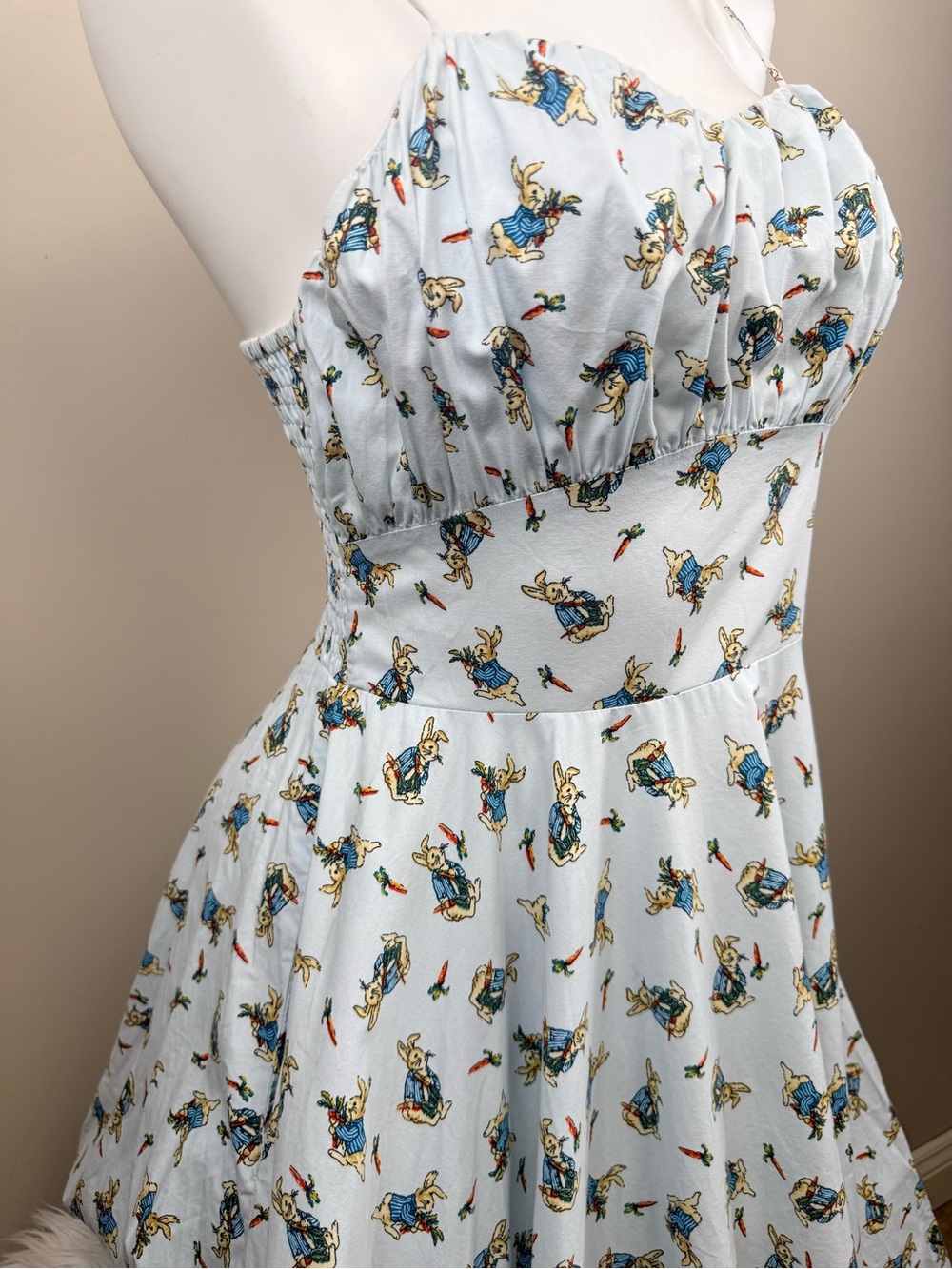 Magnolia Park Peter rabbit print rockabilly dress medium - Picture 5 of 16